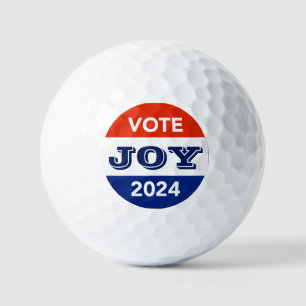 Vote Joy 2024 Harris Walz Golf Balls