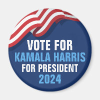 Vote Kamala Harris for President 2024 Blue