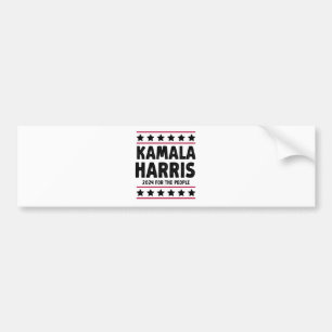 Vote Kamala Harris for President Blue Election Bumper Sticker