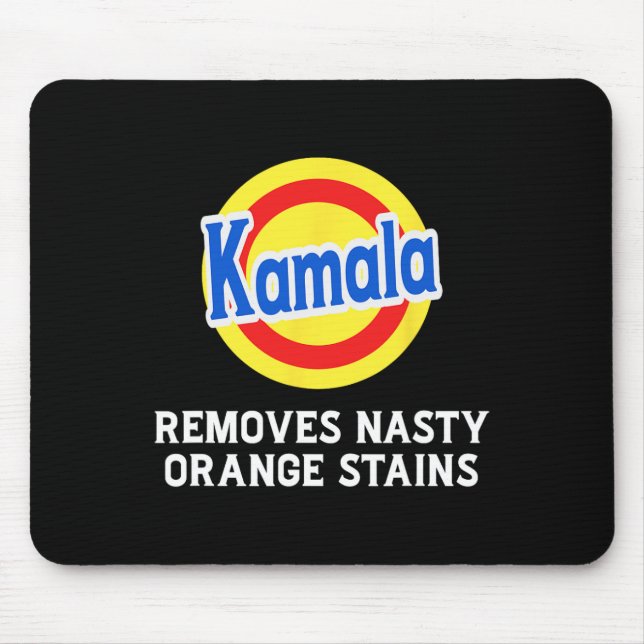 Vote Kamala Removes Nasty Orange Stains Detergent  Mouse Mat (Front)