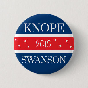 Vote Knope 6 Cm Round Badge