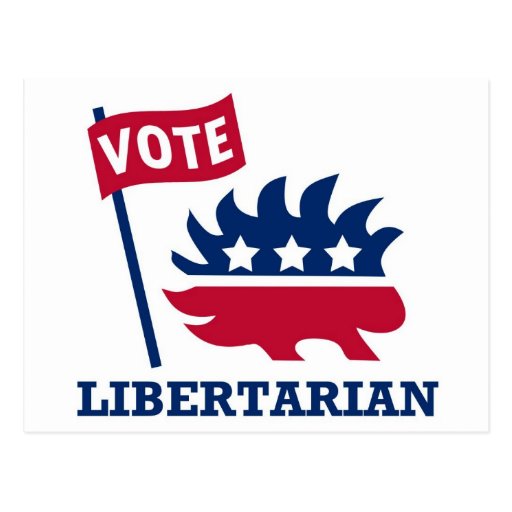 VOTE LIBERTARIAN - freedom/liberty/constitution Postcard | Zazzle