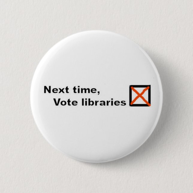 Vote libraries badge (Front)