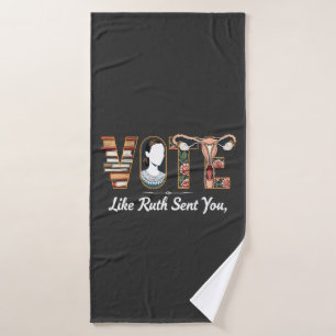 Vote Like Ruth Sent You Harris LGBTQ Equality Bath Towel Set