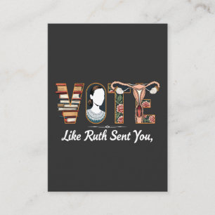 Vote Like Ruth Sent You Harris LGBTQ Equality  Enclosure Card