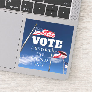 Vote Like Your Life Depends On It Laptop