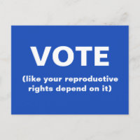 Vote like your reproductive rights depend on it
