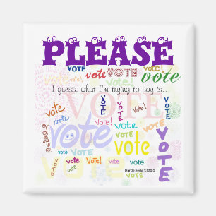 Vote! Magnet (Customise)