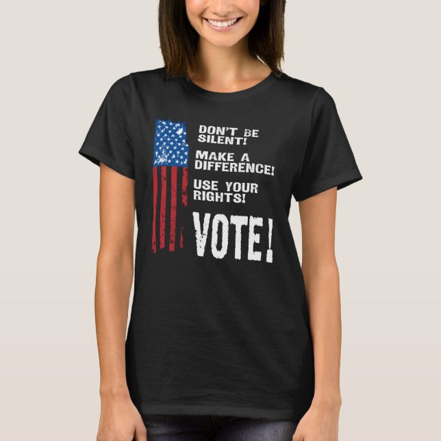 VOTE - March for Lives Human Rights T-Shirt (Front)