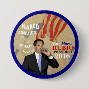 Vote Marco Rubio President 2016 7.5 Cm Round Badge