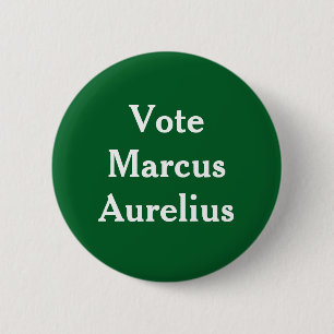 Vote Marcus Aurelius 6 Cm Round Badge