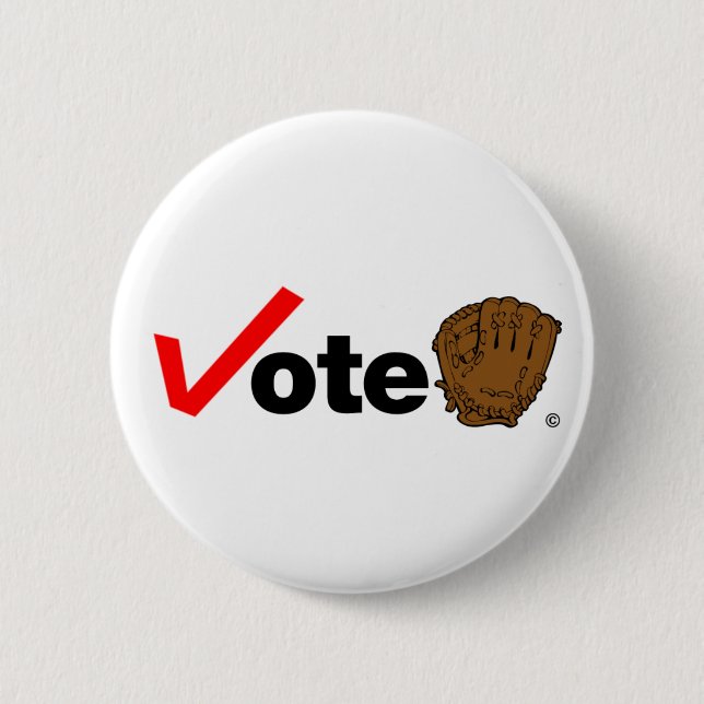 Vote Mitt 6 Cm Round Badge (Front)