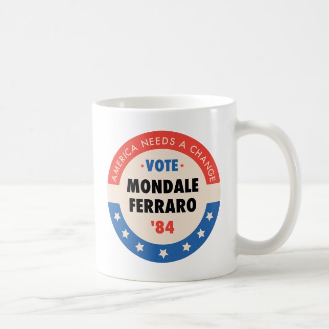 Vote Mondale/Ferraro '84 Coffee Mug (Right)