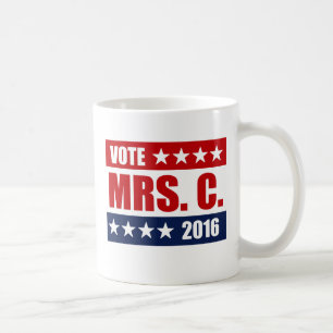 VOTE MRS. C. 2016 COFFEE MUG