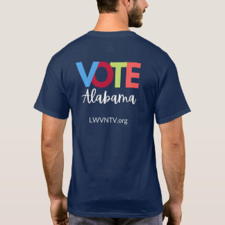 Vote Multi-Colour Block Letters T-Shirt