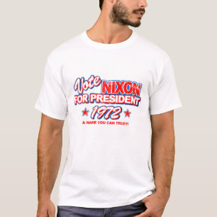 Vote Nixon 1972 shirt