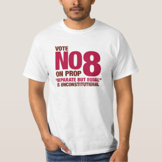 Vote No on California Proposition 8 T-Shirt