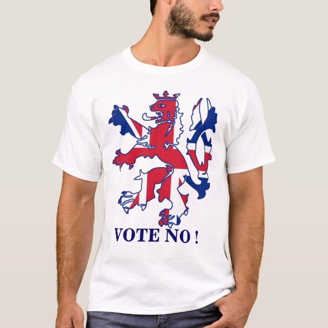 Vote No to Scottish independence T-Shirt (Front)