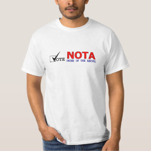 Vote NOTA simple T T-Shirt