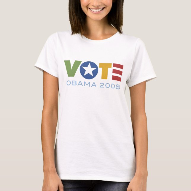VOTE Obama 2008 T-shirt (Front)