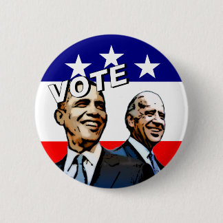 Vote Obama Biden in 2008 6 Cm Round Badge