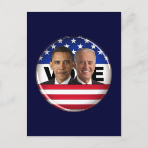Vote Obama & Biden Postcard
