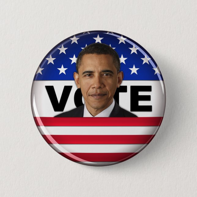 Vote Obama - Button (Front)