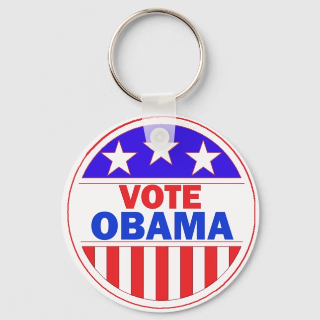 Vote Obama Key Ring (Front)