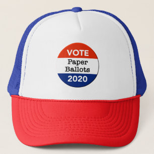 Vote Paper Ballots 2020 Presidential Election Trucker Hat