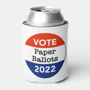 Vote Paper Ballots 2022 Midterm Election Can Cooler