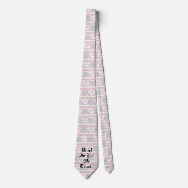 Vote Pet We Trust Tie (Front)