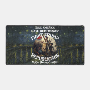 Vote Political Patriotic Trump Republican Party Desk Mat