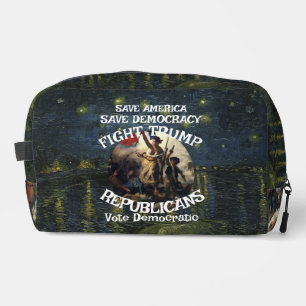 Vote Political Patriotic Trump Republican Party Dopp Kit