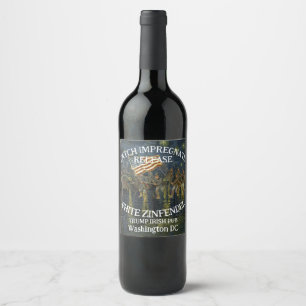 Vote Political Patriotic Trump Republican Party Wine Label