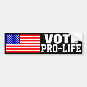 Vote Pro-Life Bumper Sticker