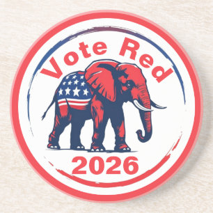 Vote Red 2026 Coaster