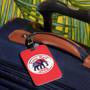 Vote Red 2026 Luggage Tag
