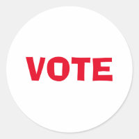 Vote - Red Letter Election Political