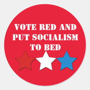 Vote Red (Republican) Classic Round Sticker