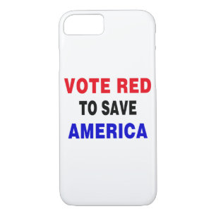 Vote Red To Save America iPhone 8/7 Case