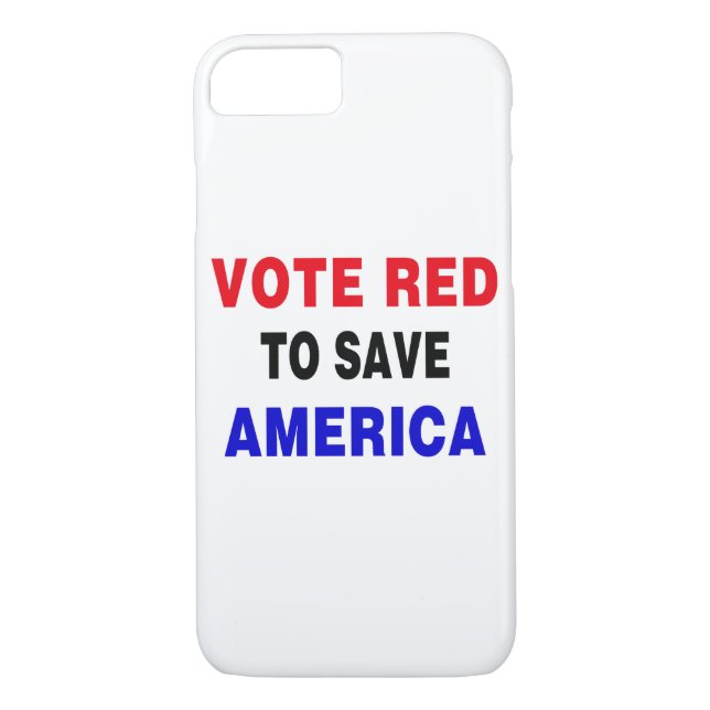 Vote Red To Save America Case-Mate iPhone Case (Back)