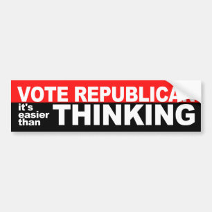 Vote Republican Bumper Sticker