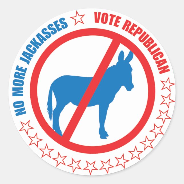 vote republican sticker (Front)