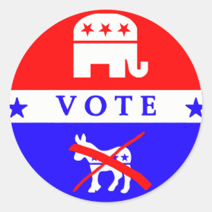 Vote Republican sticker