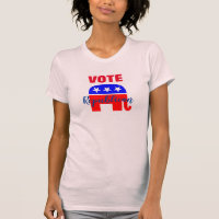 VOTE Republican with Patriotic Elephant