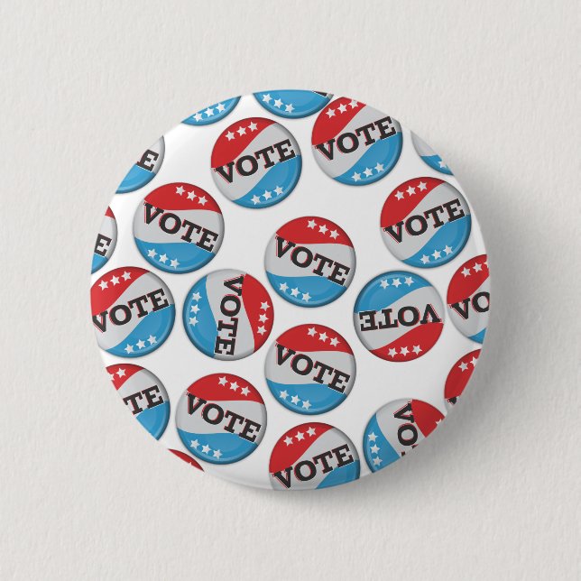 Vote Retro Badge (Front)