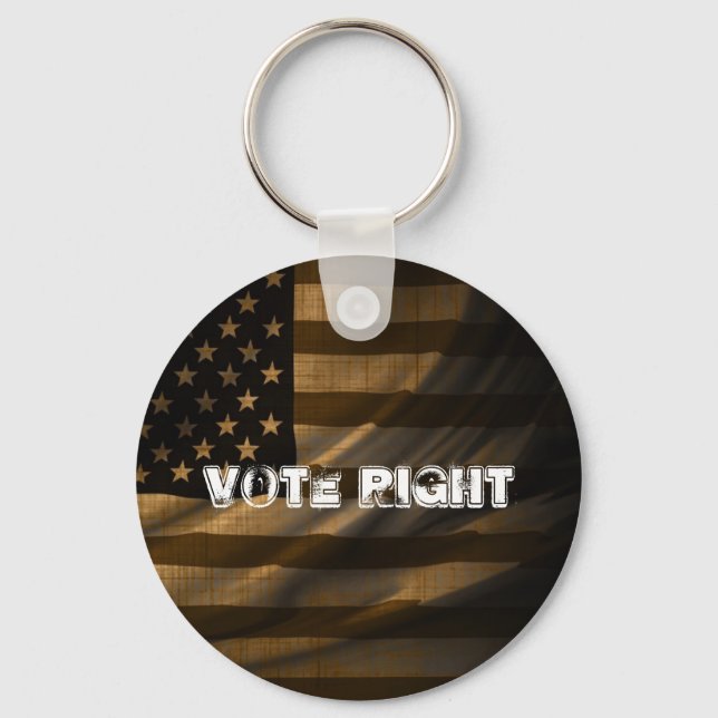 Vote Right Key Ring (Front)