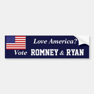 Vote Romney Ryan Bumper Sticker