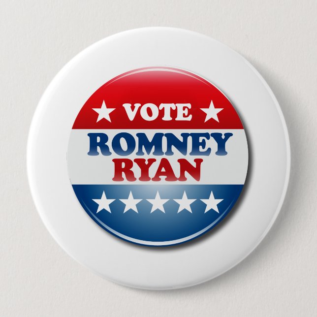 VOTE ROMNEY RYAN VP ROUND.png 10 Cm Round Badge (Front)