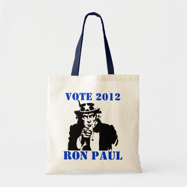 VOTE RON PAUL 2012 TOTE BAG (Front)